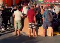 Vídeo: passageira cai da moto por aplicativo perto do T1 e tem feriment0 grave na cabeça em Manaus