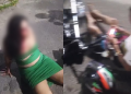 Vídeo: Namorados s0frem ac1dente na Cidade Nova e mulher fica no chão com cabeça ensangu2ntad@
