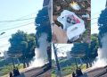 Artefat0 suspeit0 de ser explosiv0 é encontrado na lixeira viciada em Manaus