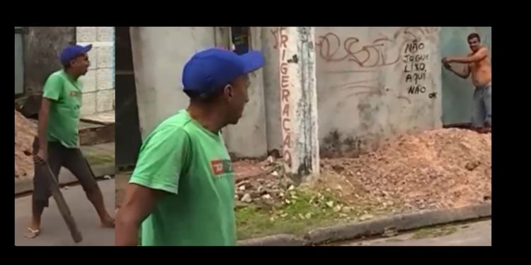 Vídeo: vizinhos aparecem brigand0 ao vivo durante o Balanço Geral em Manaus