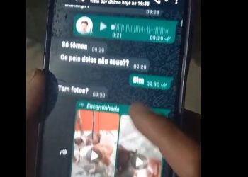 Vídeo: homem usa celular em Manaus para comprar animais e praticar z00filia