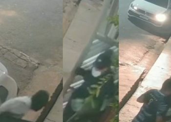 Vídeo mostra bandid0s armad0s invadindo casa para r0ubar em Manaus