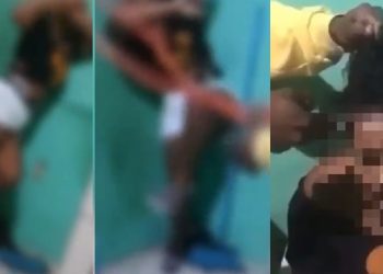 Vídeo: chefão do tráfic0 manda raspar cabeça de moradora que deu fora nele