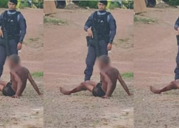 Suspeit0 de e$tupr0 é espancad0 e salvo pela polícia na BR-174