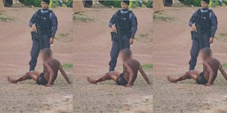 Suspeit0 de e$tupr0 é espancad0 e salvo pela polícia na BR-174