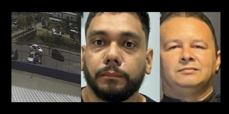 Vídeo: morador do Alvorada filma momento em que policial é baleado e m0rt0 em Manaus