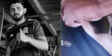 Vídeo forte: morador puxa camisa e mostra buraco do tir0 que mat0u homem no Amazonas