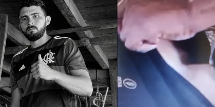 Vídeo forte: morador puxa camisa e mostra buraco do tir0 que mat0u homem no Amazonas