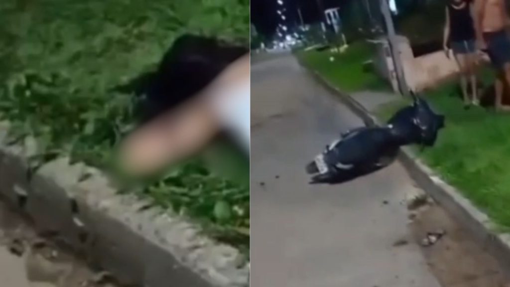 Veja: Jovem perde a vida após sair de adega e sofrer grave acidente de moto no interior do Amazonas