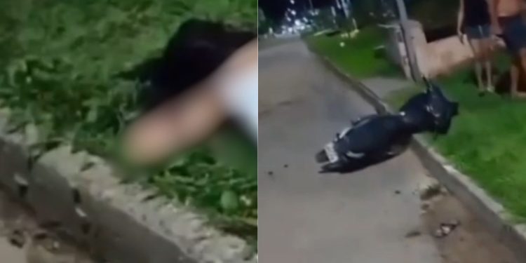 Veja: Jovem perde a vida após sair de adega e sofrer grave acidente de moto no interior do Amazonas