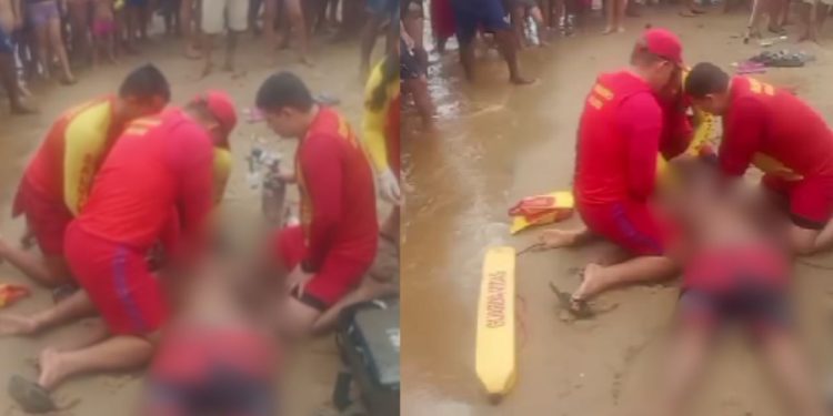Tragédia na Ponta Negra: jovem se af0ga e m0rre após entrar em área de risco