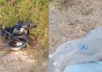 Acidente com moto e carro termina em morte de dois homens na rodovia AM-010