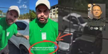 Em meio à tragédia de PC morto em Manaus, Capitão Carpê aproveita o ‘hype’ para fazer discurso político e promover pré-candidatura