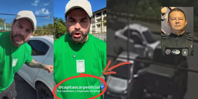Em meio à tragédia de PC morto em Manaus, Capitão Carpê aproveita o ‘hype’ para fazer discurso político e promover pré-candidatura