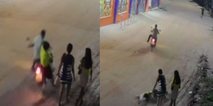 Vídeo: Embriagado, motociclista atropela mulher que voltava da igreja no interior do Amazonas