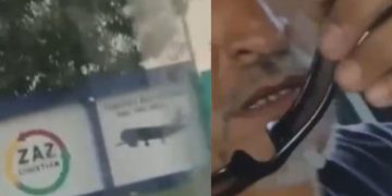 Caminhoneiro aparece com rosto ferido e denuncia agressão de seguranças dentro de empresa no Distrito