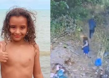 Veja: Preso tio-avô flagrado em vídeo levando sobrinho-neto de 6 anos para a mata; menino foi achado m0rt0