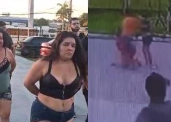 Imagens mostram ataque de mãe e filha que quase matou mulher trans em Parintins