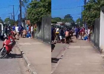 Motociclista perde controle de moto e acaba ferida após colisão com muro em Maués