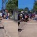 Motociclista perde controle de moto e acaba ferida após colisão com muro em Maués