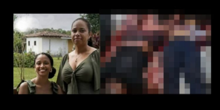 Vídeo forte de triplo homicídi0: mulher é m0rta dentro de casa ao lado da filha e do namorado