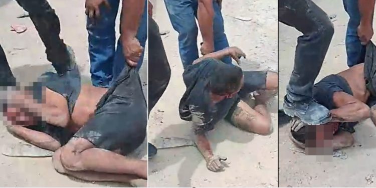 Vídeo: suspeito de furt0s pede clemência na mão do povo em Manaus: ‘por Jesus’