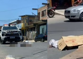 Imagem forte: pedestre tenta atravessar a rua e m0rre atropelada no bairro Nova Vitória