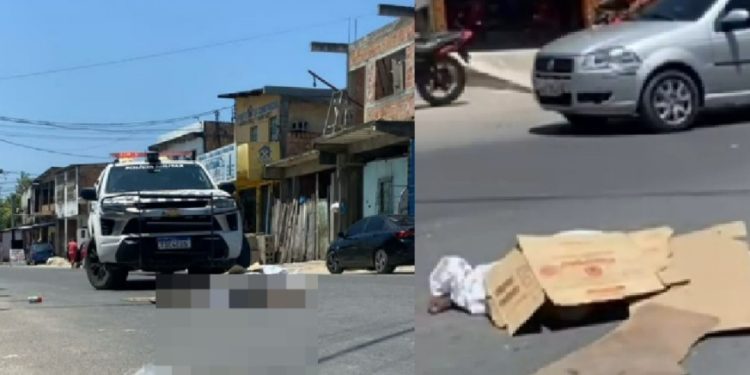 Imagem forte: pedestre tenta atravessar a rua e m0rre atropelada no bairro Nova Vitória