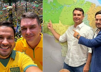 Flávio Bolsonaro pede voto para Alberto Neto em vídeo: ‘tem feito um grande trabalho’