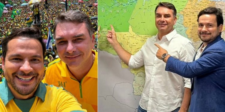 Flávio Bolsonaro pede voto para Alberto Neto em vídeo: ‘tem feito um grande trabalho’