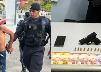 Homem bebe todas, se arr3ta, sai at1rand0 em rua e acaba pr3s0 no bairro Novo Aleixo