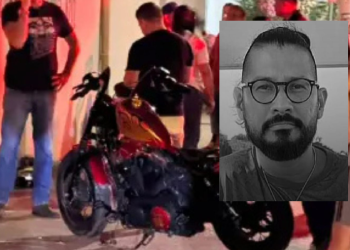 Assessor parlamentar m0rre ao col1dir motocicleta contra muro de escola em Manaus