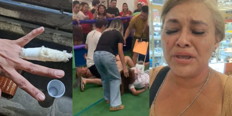 Mãe atípica agr3dida por mulher em shopping de Manaus teve o dedo fr@turad0
