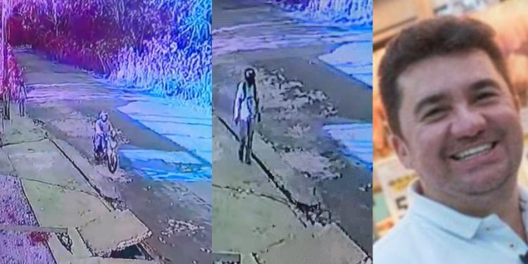 Vídeo mostra momento em que bandid0s chegam para r0ubar dono do Baratão da Carne em Manaus 