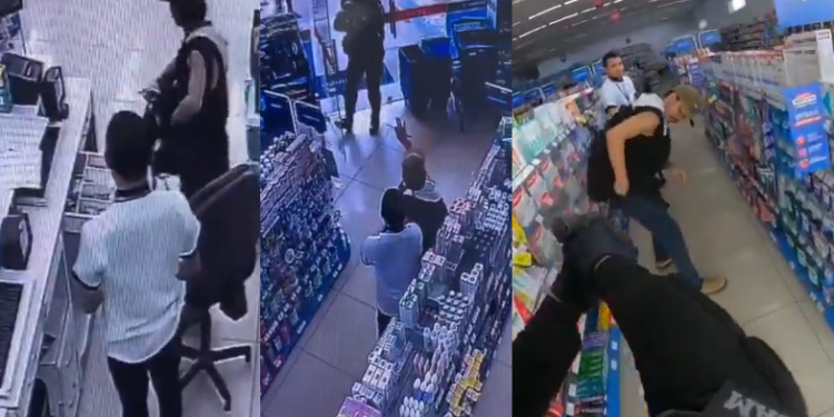Veja homem com deficiência auditiva r0uband0 e sendo pr3s0 durante r0ubo em drogaria de Manaus; vídeo