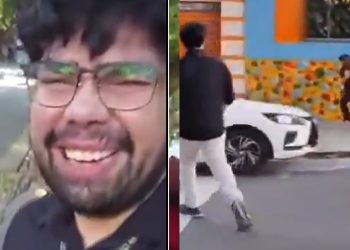 Vídeo: aluna do Colégio Brasileiro corre de perseguidor na rua, no Centro de Manaus