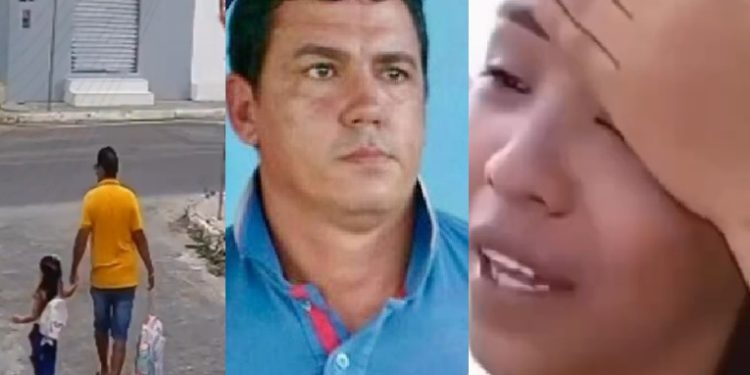 Vídeo mostra homem sendo m0rto levando a filha para escola e esposa revela dívida com agi0tas