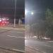 Vídeo: Durante racha, carro ating2 poste e quase invad3 lanchonete no bairro Tarumã