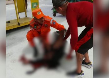 Vídeo urgente: trabalhador m0rre ao cair durante montagem de alegoria da Flor Matizada em Manacapuru