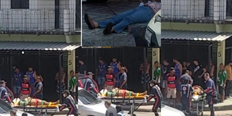Vídeo: condutora acerta moto e homem tem feriment0s nos braços em Manaus