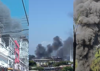 Vídeo: Com calor ‘do cão’ em Manaus, incêndios assustam lojistas no Centro e moradores no Mauazinho