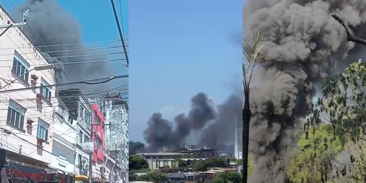 Vídeo: Com calor ‘do cão’ em Manaus, incêndios assustam lojistas no Centro e moradores no Mauazinho