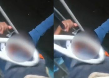 Vídeo: bombeiros salvam homem que ficou 40 minutos engatado numa caixa d’água em Manaus