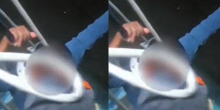 Vídeo: bombeiros salvam homem que ficou 40 minutos engatado numa caixa d’água em Manaus