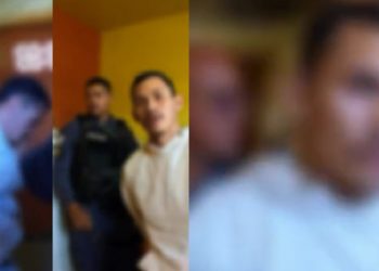 Vídeo mostra polícia salvando mulher e filho ameaçad0s de m0rte pelo marido no Amazonas