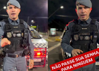 Vídeo: Sargento alerta sobre uso do nome da PM para extrair senhas de celulares r0ubados em Manaus