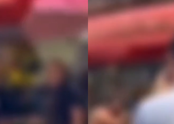 Vídeo: Em br1ga acalorada no meio da rua, homens acabam perdendo as roupas e ficando n*s