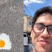 Influencer grava vídeo fritando ovo no asfalto em Manaus: ‘aqui é muito quente’
