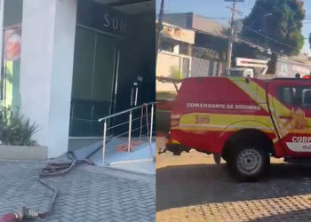 Vídeo: Horas após ex3cuçã0 de ‘Pastorzinho’, centro comercial s0fre princípio de incêndi0 em Manaus