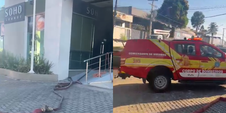 Vídeo: Horas após ex3cuçã0 de ‘Pastorzinho’, centro comercial s0fre princípio de incêndi0 em Manaus